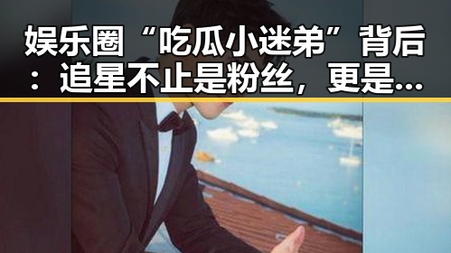 娱乐圈“吃瓜小迷弟”背后：追星不止是粉丝，更是侦探和守护者？🤔