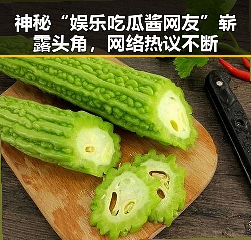 神秘“娱乐吃瓜酱网友”崭露头角，网络热议不断